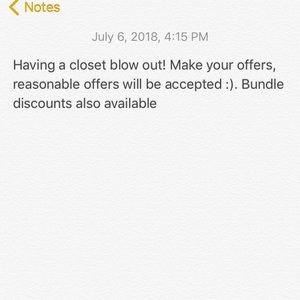 Closet blowout
